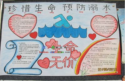 三年级下册的五个不要防溺水的手抄报