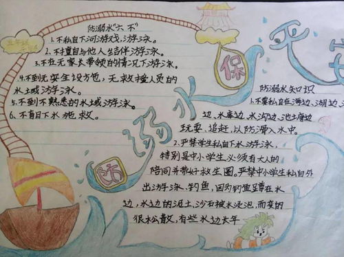 防溺水手抄报大全是作业更是警示教育