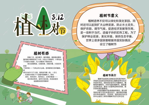 植树节手抄报设计图片下载