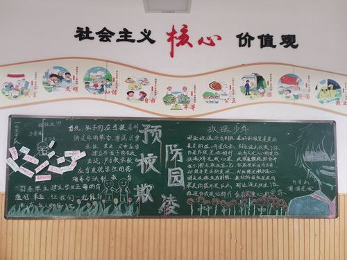 七里河小学开展预防校园欺凌手抄报板报评比活动