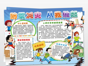 防震减灾从我做起小报地震安全手抄报小报图片素材psd模板下载40.93mb防震减灾手抄报大全安全健康手抄报