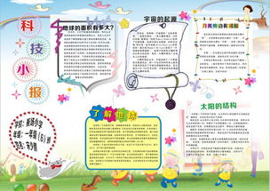 科技小报手抄报模板下载图片素材cdr4.81mb科学手抄报大全学科手抄报