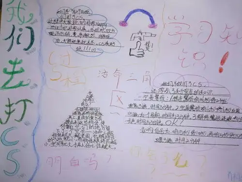 看看孩子们的民防手抄报,总有一个创意,让你意想不到