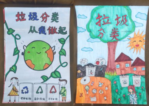 小手拉大手,垃圾分类齐动手团区委开展垃圾分类宣传活动