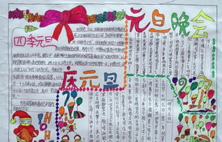 2015年最新元旦手抄报内容资料