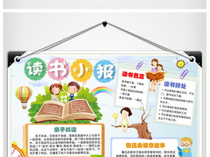 卡通小学生读书学习电子小报心得亲子阅读手抄报图片模板worddoc设计图下载亲子共读手抄报大全编号17505882