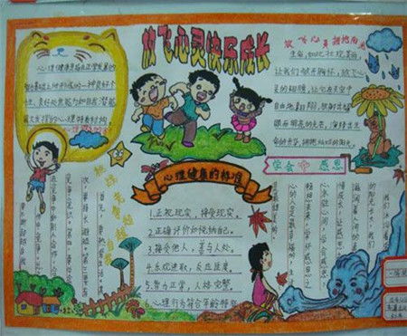 心理健康手抄报有关心理健康的作文
