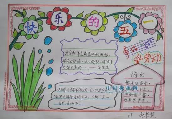 致敬,辛勤奉献的劳动者小学生优秀五一劳动节手抄报大全
