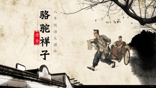 七年级语文下册部编版名著导读骆驼祥子共17张ppt