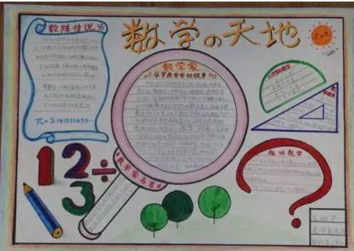 2021年小学一年级数学手抄报二十