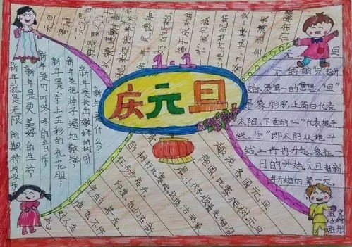 这份史上最全元旦手抄报,孩子一定用得上爸妈快收好