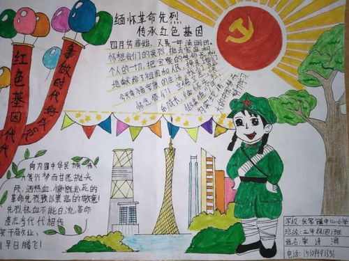 缅怀革命先烈,传承红色基因手抄报获奖作品大展示,快来围观