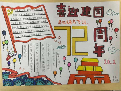 沭阳县修远中学开展爱祖国,迎国庆手抄报比赛活动