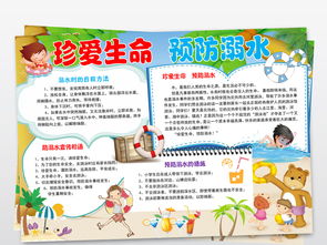 珍爱生命预防溺水小报游泳安全手抄小报模板图片素材worddoc下载34.21mb防溺水手抄报大全安全手抄报