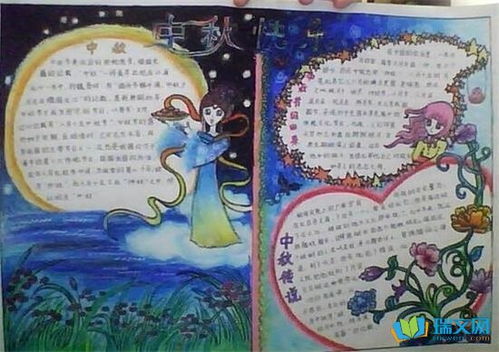 七年级中秋节手抄报
