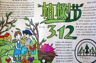 3.12植树节手抄报大全
