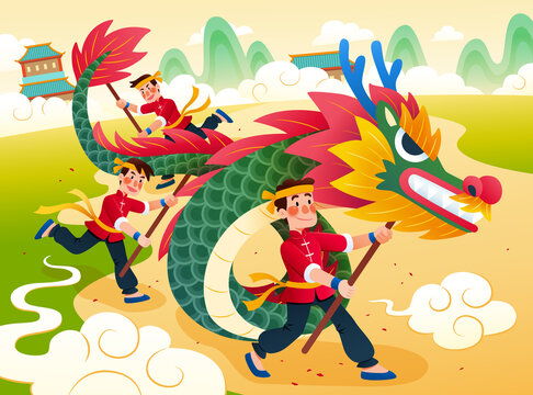 商务视频会议概念扁平插画