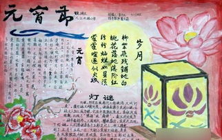 关于元宵节手抄报的素材