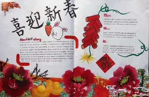 春节手抄报春节手抄报春节送穷