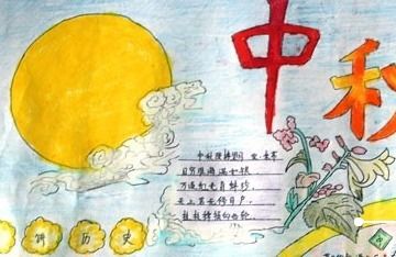 中秋节手抄报怎么制作