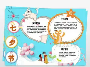 ps七夕小报中国传统节日文化民俗手抄报电子小报图片素材worddoc模板下载55.02mb艺术手抄报大全学科手抄报