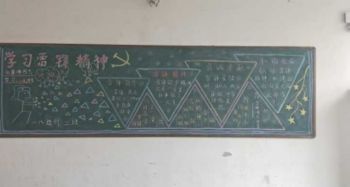 土木工程系举办学雷锋,树新风黑板报评比活动
