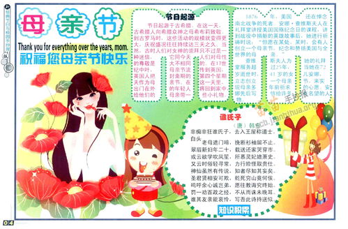 母亲节手抄报内容资料大全