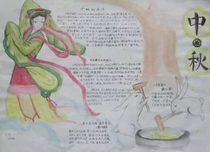 中秋节手抄报来了,快给孩子收藏