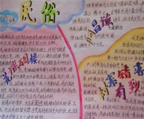 民风民俗手抄报吃饺子的幸福