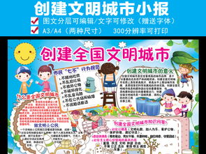 创建全国文明城市小报公民道德建设手抄报图片素材道德与法治手抄报大全psd模板下载151.08mb学科手抄报
