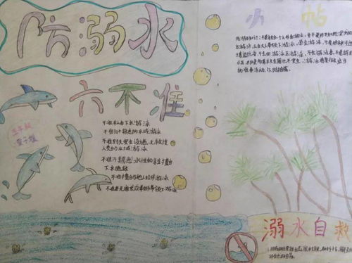 三年级暑假作业有关防溺水的手抄报素材及模板,可以参考一下