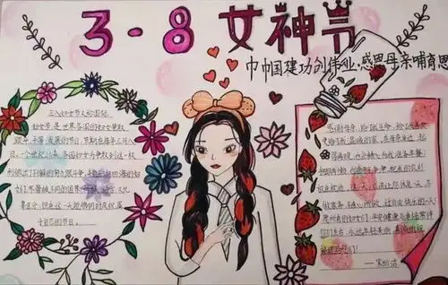 朔州市第二小学校举办庆祝三八国际劳动妇女节手抄报展示活动