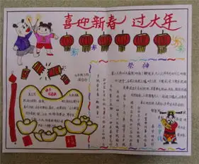 春节手抄报春节里一个令人难忘的场景
