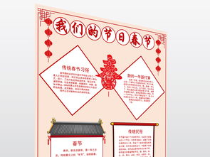 word竖版我们的节日春节小报新年寒假喜迎春节新春手抄报图片设计素材高清worddoc模板下载14.40mb元旦手抄报大全