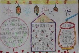 2019元宵节手抄报简单又漂亮