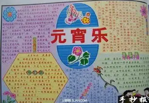元宵节手抄报图片,快点