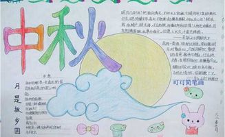 中秋节手抄报中秋之夜