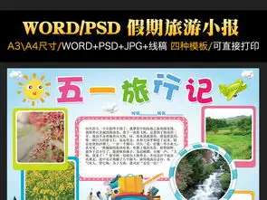 五一劳动节小报假期旅行记手抄报电子小报图片模板worddoc设计图下载劳动节手抄报大全编号17698216