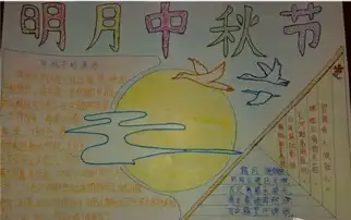 中秋节手抄报朱元璋与月饼起义