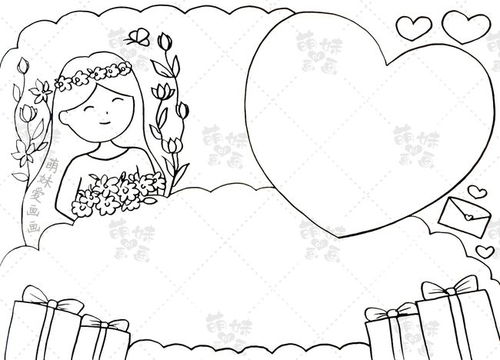 女神节快乐38妇女节主题手抄报模板,简单又好看,含内容文字
