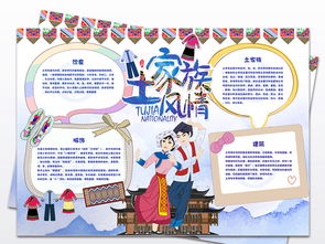 56个民族之土家族小报民族风俗手抄报图片素材worddoc模板下载118.22mb其他大全其他