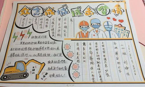 宣化区小学生致敬逆行者主题手抄报大赛开始投票啦第五组