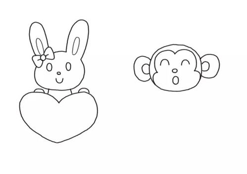 献给妈妈可爱的母亲节简笔画