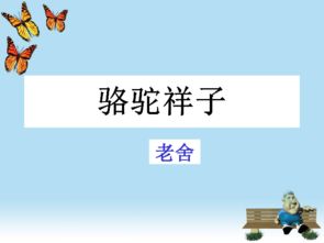 语文七年级下鲁教版7.1骆驼祥子
