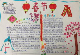 在春节手抄报上,有一点点空的地方应该画些什么