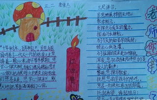 教师节手抄报内容