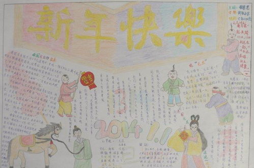 2015年最新元旦手抄报内容资料