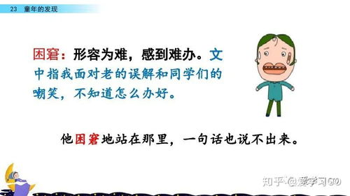 部编版五年级下册第23课童年的发现知识要点图文讲解