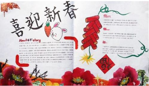 2020年春节手抄报大全设计2020年春节手抄报大全图片查字典板报网
