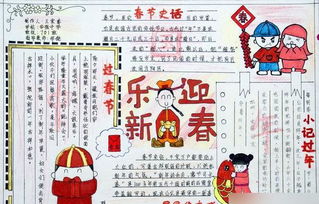 我们的节日春节手抄报